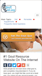 Mobile Screenshot of goutdiet.org